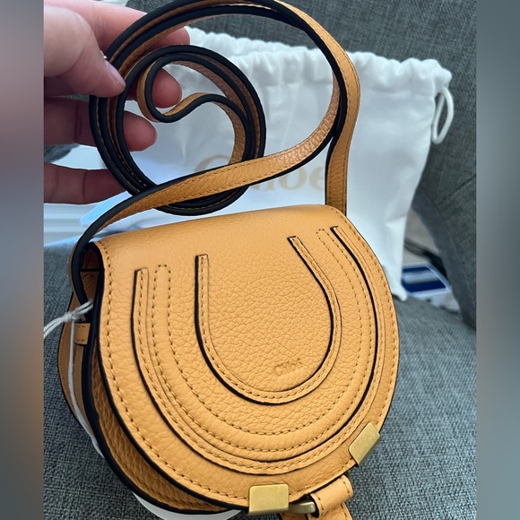 ❌❌ SOLD ❌❌NWT 🍑 Authentic Chloe Nano Marcie Bag - Picture 5 of 10